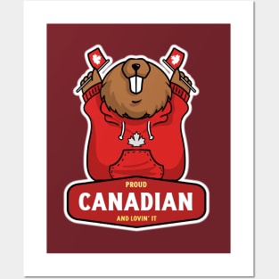 Proud Canadian Canada day Posters and Art